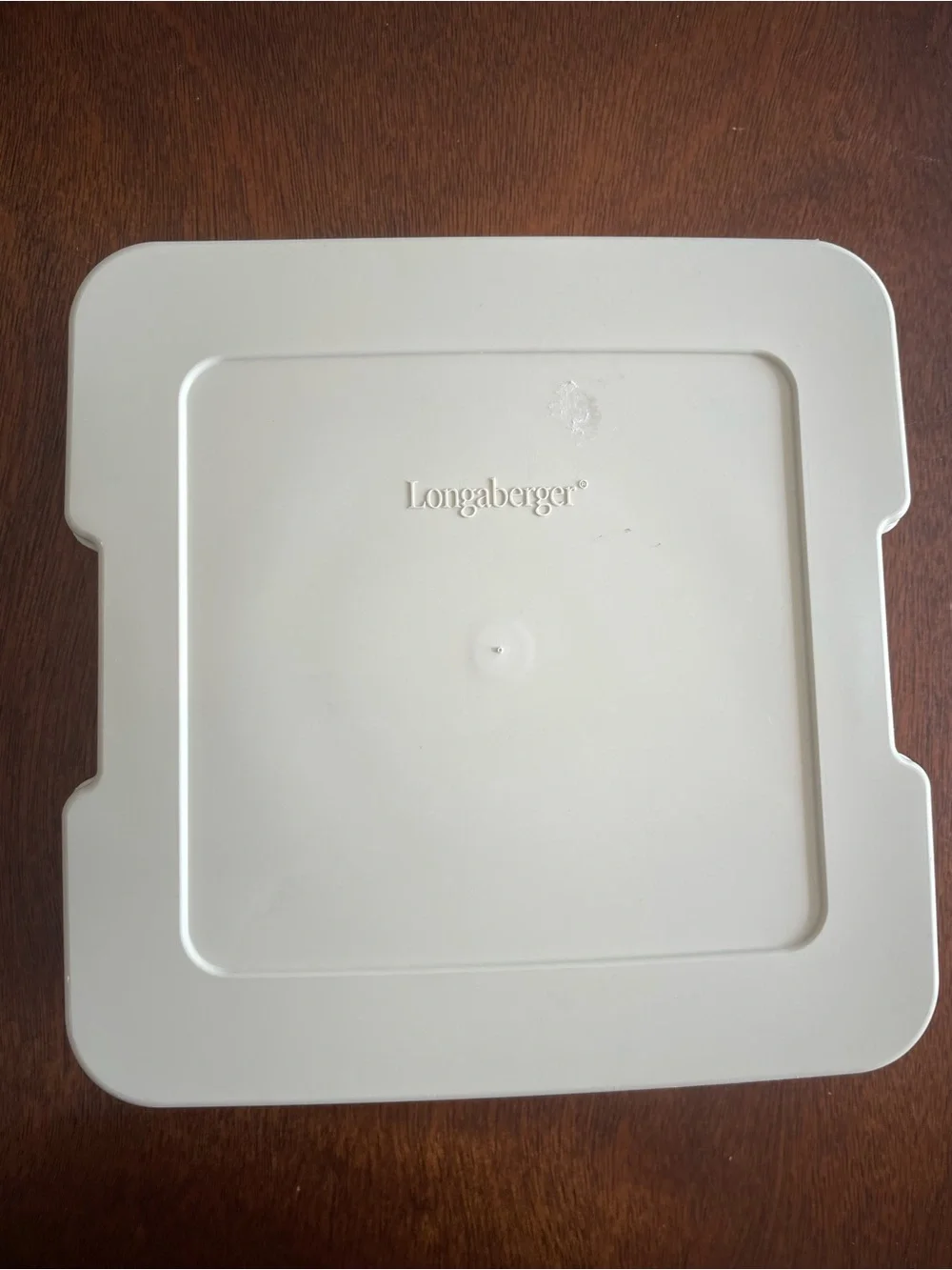 Longaberger Clear Small Square Container